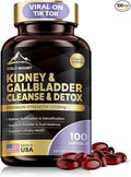 Kidney Cleanse Detox &amp Repair Kidney &amp Gallbladder Health Support Supplement with Cherry Nettle Leaf Cranberry &amp Dandelion Promotes Urinary Health Bladder &amp Fluid Balance 100 Sof