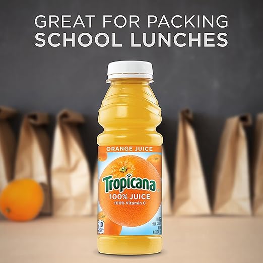 Tropicana Orange Juice 15.2 Ounce 12 Bottles