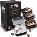 PriFa Coffee Tablets Latte Pocket Coffee - Unsweetened Real Coffee Absorbable Lozenge Coffee Candy - Natural Sugar Free Instant Energy Pouches Caffeine Mints for Keto (Latte 4 Packs)