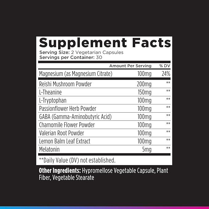 Livingood Daily Sleep Support Supplement 10-in-1 Natural Sleep Aid with 5 MG Melatonin Valerian Root Chamomile Tryptophan &amp GABA for Men &amp Women Non Habit Forming Gluten Free Vegan 60