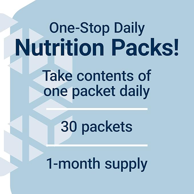 Life Extension Comprehensive Nutrient Packs Advanced Curcumin Fish Oil multivitamin CoQ10 multis and Supplements 30 on-The-go Packets Gluten-Free Non-GMO