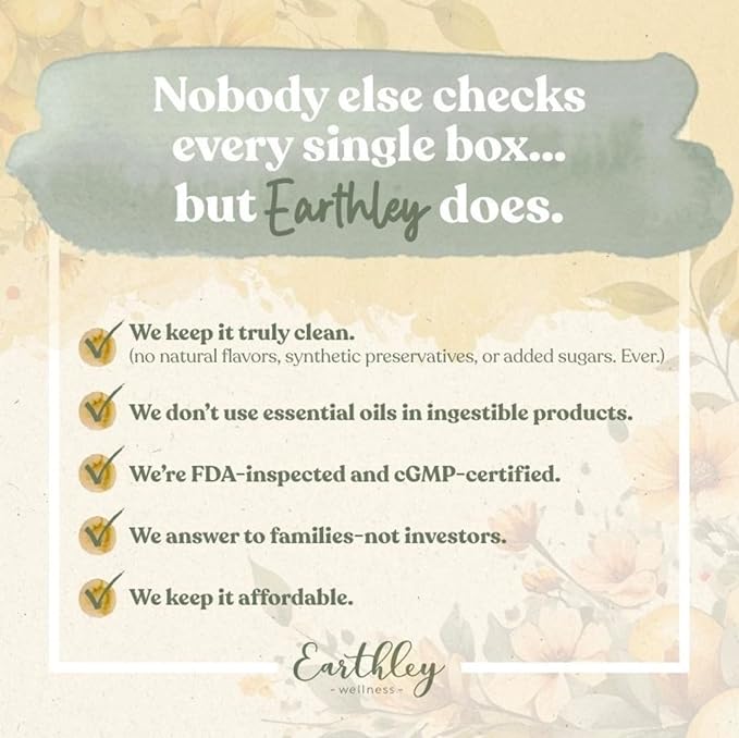 Earthley Wellness Postpartum Balance Supports and Balances Female Hormones Supports Postpartum Recovery Smooths Out Mood Swings Essential Herbs Like Dandelion Root Catnip &amp Alfalfa (2oz)