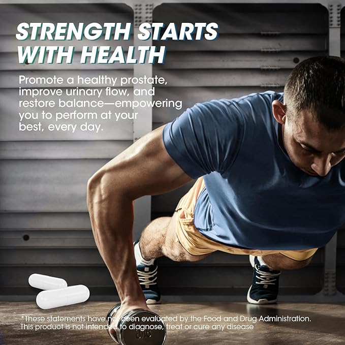 Catfit Saw Palmetto for Men – Prostate Health &amp Urinary Support &amp DHT Blocker Hair Health with Biotin 6000mcg Pumpkin Seed Oil Pygeum &amp Lycopene – Energy &amp Vitality Formula 120 Cap