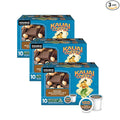 Kauai Coffee Mocha Macadamia Nut Flavor - Compatible with K-Cup Brewers 10 CT (Pack of 3)