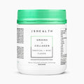 JSHealth Super Greens Powder - Greens &amp Collagen Powder - Superfood Powder with Marine Collagen Peptides Vitamins &amp Veggies 30 Servings