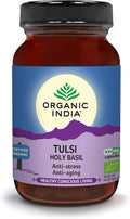 ORGANIC INDIA Tulsi Herbal Supplement - Holy Basil Immune Support Adaptogen Supports Healthy Stress Response Vegan Gluten-Free Kosher USDA Certified Organic Non-GMO - 90 Capsules
