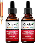 Cayenne Drops - Cayenne Pepper Drops Liquid Supplement with Organic Hawthorn Beet Root Turmeric Vitamin K2 D3