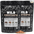 Wild Cocotropic Organic Mushroom Cocoa Mix - Healthy Vegan Hot Chocolate Mix - Organic Cacao Powder Reishi Chaga Maca Turmeric - 3rd Party Tested - Sugar Free - Keto &amp Paleo - (2 packs of 16oz