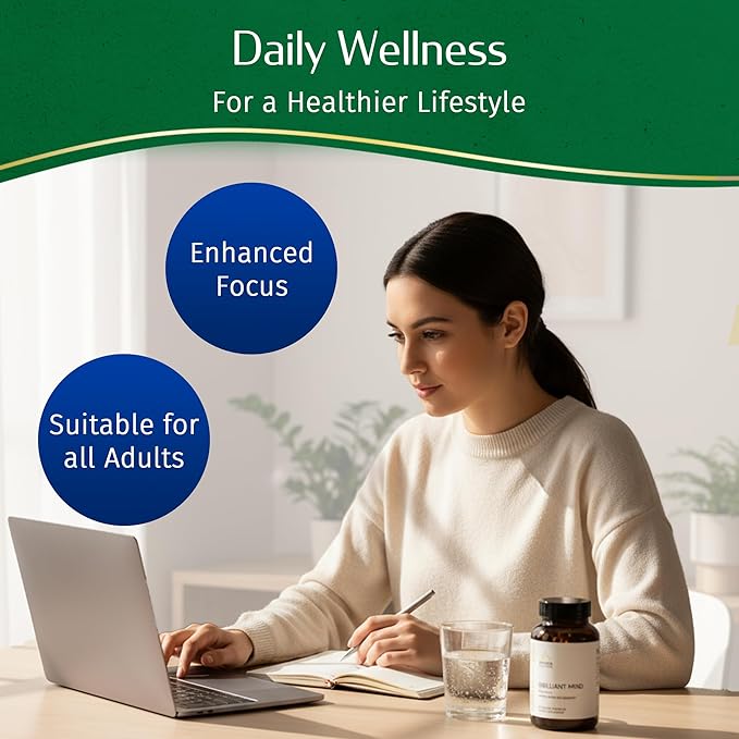 Kerala Ayurveda Brahmi (Bacopa Monnieri) Pearls - 60 Capsules | Ayurvedic Brain Health Memory &amp Focus Herbal Supplement for Adults | Natural Focus &amp Stress Relief Brain Booster | Prop 65 Comp
