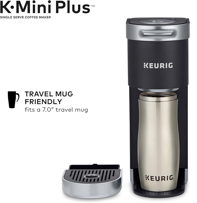 Keurig K-Mini Plus Coffee Maker with McCafé Classic Collection Variety Pack 40 Count K-Cup Pods