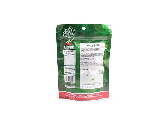 Hanan Peruvian Secrets Una De Gato Herbal Tea | 100% Natural Cat’s Claw Bark | 2.82oz / 80g | Naturally Aids in Supporting a Healthy Immune System - 6 Pack