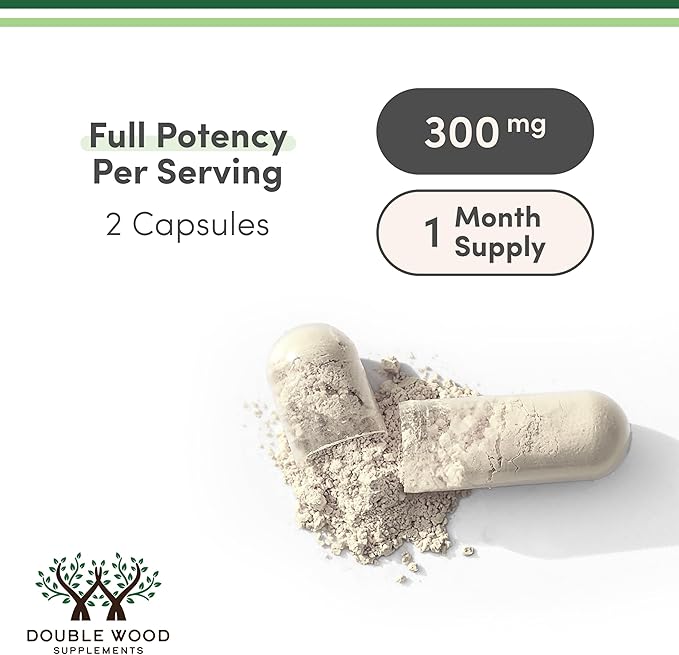 PhosphatidylSerine Supplement 300mg Per Serving 120 Capsules (Phosphatidyl Serine Complex) by Double Wood