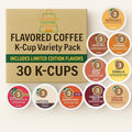 Flavored Coffee K-Cup Variety Pack – 10 Gourmet Flavors 30 Count Sampler for Keurig Brewers – Premium Flavored K Cups Assortment for Home Office &amp Gifts – Mocha Vanilla Caramel Hazelnut &amp
