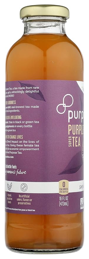 Purpose Tea Simply Purple Unsweetened Tea 16 FZ