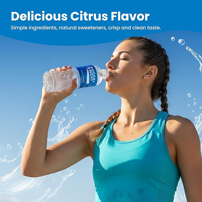 Pocari Sweat Electrolyte Drink 24 Pack of 16.9 fl oz Bottles – Hydration Replenishment &amp Recovery Beverage
