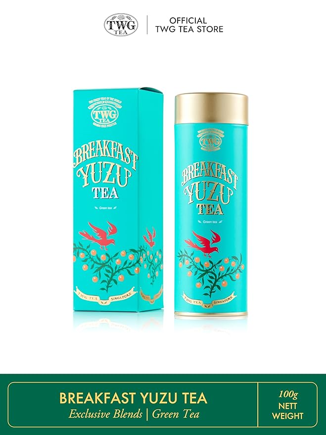 TWG Tea | Breakfast Yuzu Tea | Green Tea | Yuzu | Haute Couture Tin 100g | Gift Set