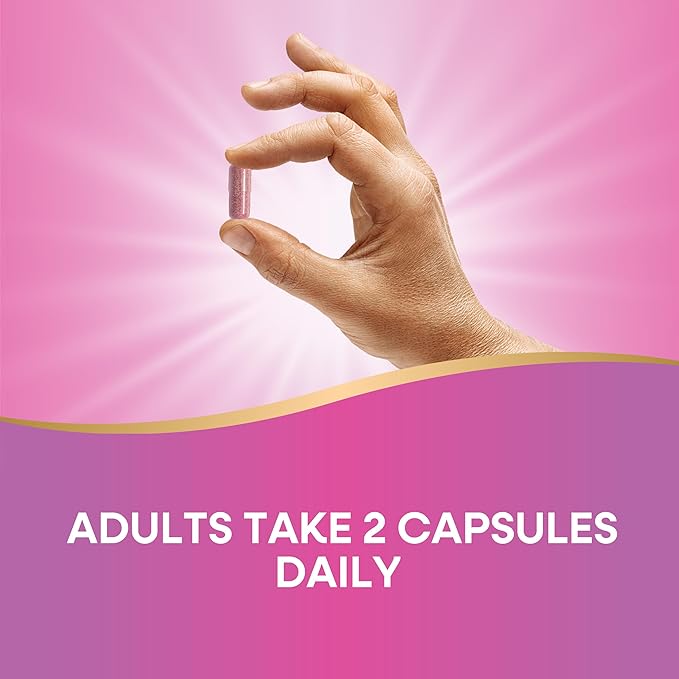 Nature's Way Women's Care CranRx with Probiotics Supports Urinary Health* Vitamin C Cranberry 7 Billion Live Cultures per 2-Capsule Serving 60 Capsules (Packaging May Vary)