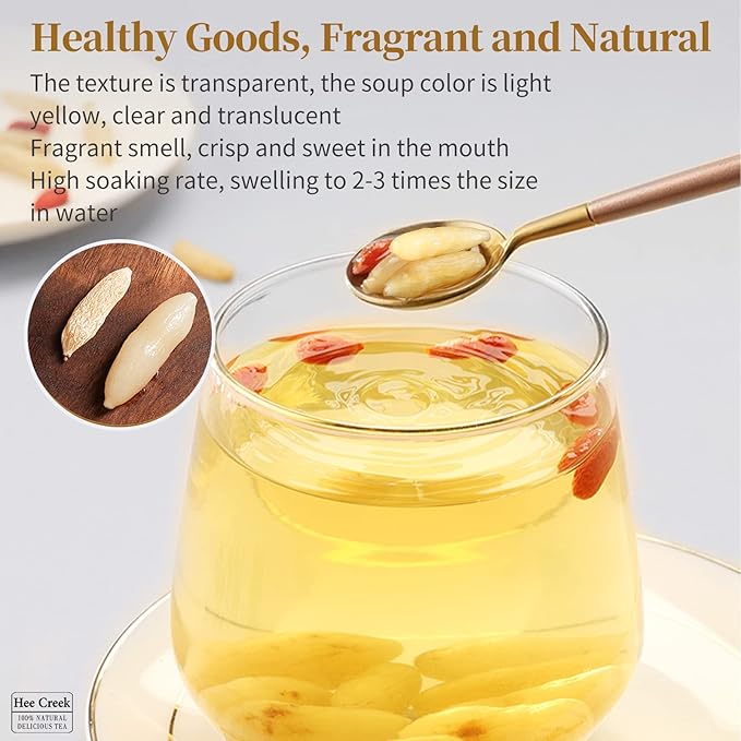 Hee Creek Ophiopogon Herb Mai Dong 8.11oz/ 230g Chinese Herb Ophiopogon Japonicus Often Pairing with Astragalus Root American Ginseng for Nourishment Sulfur Free Caffeine Free 麦冬 麦冬粒 四宝茶原料