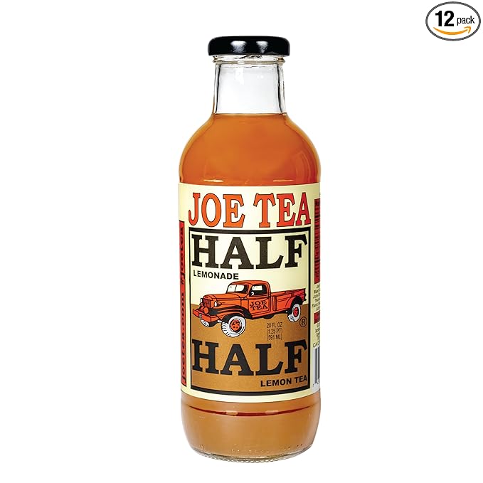 JOE TEA 20 OZ GLASS (Half and Half)