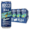 NOCCO BCAA Caribbean 12 x 330ml | Proteinreiches Energy - Getränk ohne Zucker | No Carbs Company | Vitamin- und Koffein-Boost | Kohlensäurehaltige Sportgetränke für Muskelleistung und - regeneration