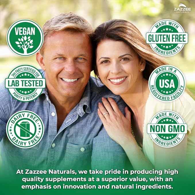 Zazzee 100% Pure Himalayan Shilajit 20:1 Extract 50% Fulvic Acid 120 Vegan Capsules 4 Month Supply Rich in Trace Mineral 20X Potency Energy &amp Vitality Support Non-GMO Made in the USA