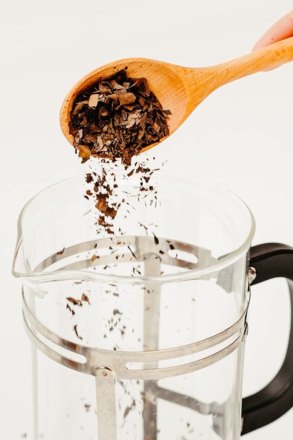 1LB (16oz) Dark Roast Yaupon Tea (loose leaf) - Lost Pines Yaupon Tea - Sustainably wild harvested yaupon the only caffeinated plant native to North America.