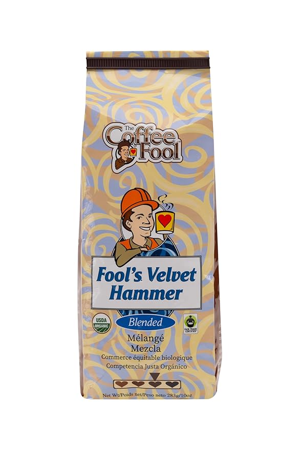 Coffee Fool's Organic Fair Trade Velvet Hammer (Espresso)