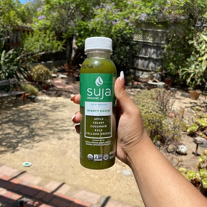 Suja Organic Vegan Mighty Dozen - Non-GMO Project Verified - Gluten and Dairy free - No Preservatives and Flavors Added - 9 Pack - Ready Set Gourmet Donate a Meal Program