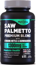 Prostate Premium - Saw Palmetto for Men Stinging Nettle Ashwagandha Lycopene Bladder &amp Urinary Relief Prostate Supplement for Men 60ct