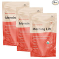 ActivatedYou Morning Lift Mushroom Infused Coffee - Certified Organic Plant Based Mushroom Coffee Instant Blend Made with Lion's Mane &amp Cordyceps to Support Digestion Energy &amp Focus (3 Pack)