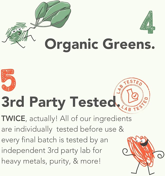 Mighty Chocolate Milk - Kids Daily Protein Powder Boosted with 2 Billion Probiotics and Organic Spinach Leaves - Natural Flavors Colors and Sweeteners - 15-30 Servings
