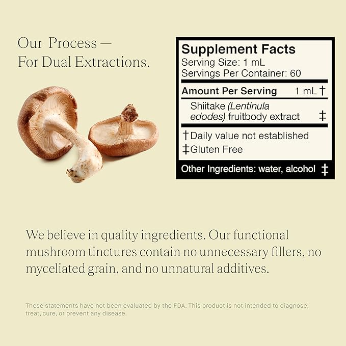 Mushroom Extract Tincture (Shiitake)