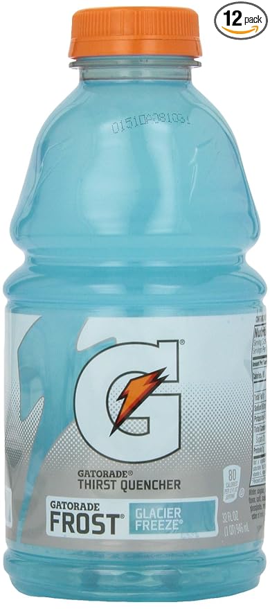 Gatorade Drinks Glacier Freeze 32 Ounce (Pack of 12)