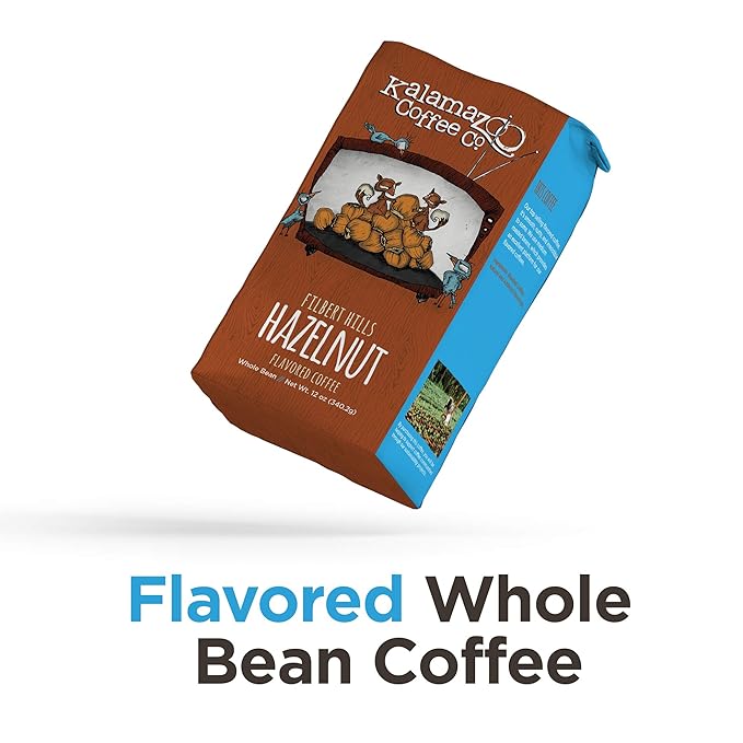 KALAMAZOO COFFEE COMPANY Whole Bean Flavored Coffee Variety Pack - Hazelnut French Vanilla &amp Maple Walnut | 12oz Bag (3 Pack)