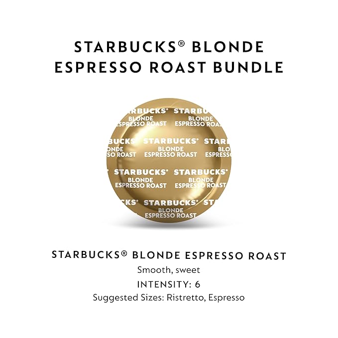 Nespresso Professional Coffee Capsules Starbucks® Blonde Espresso Roast Coffee Bundle 150-Count Capsules