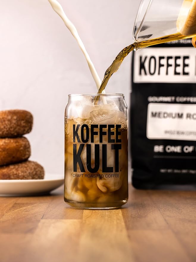 Koffee Kult Colombian Medium Roast Coffee Beans 100% Single Origin Colombia Arabica Whole Bean (Whole Bean 80oz)