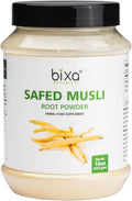 bixa BOTANICAL Ayurvedic Natural Herbal Supplement Safed Musli Powder Pure Authentic Premium Quality | Gluten Free Non-GMO Steam Sterlized Vegan (16 Ounce (Pack of 1) Safed Musli Powder)