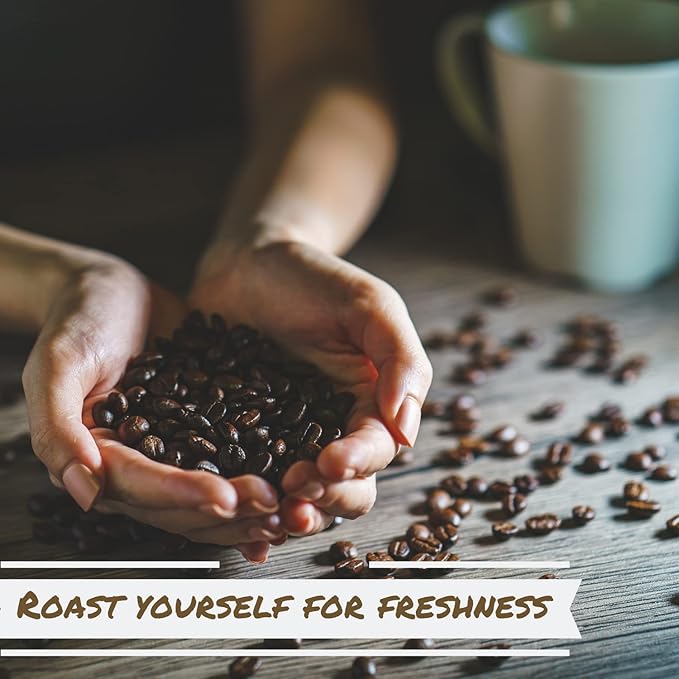 Gourmet Raw Unroasted Whole Coffee Beans by It's Delish 2lbs Bulk 100% Arabica Whole Espresso Beans | Ready to Roast Grind &amp Brew Natural &amp Kosher