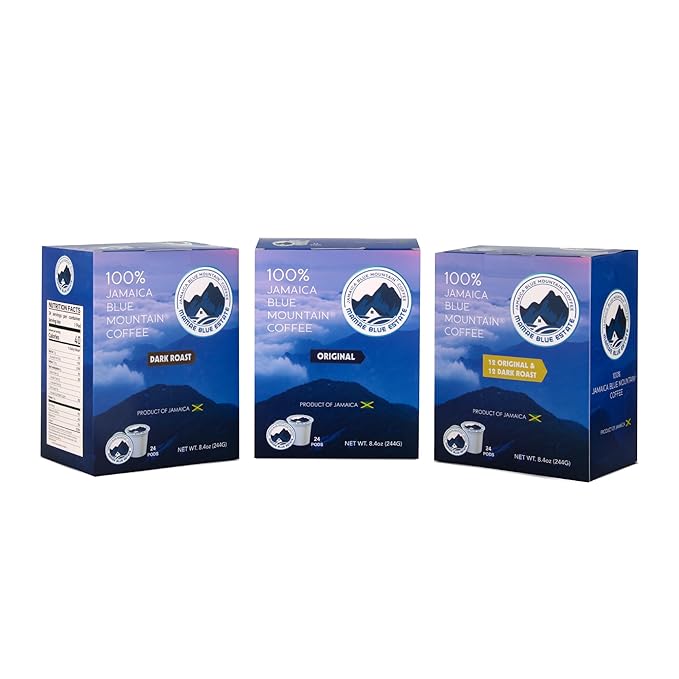 Mamre Blue 100% Jamaica Blue Mountain Coffee (24 Count Original)