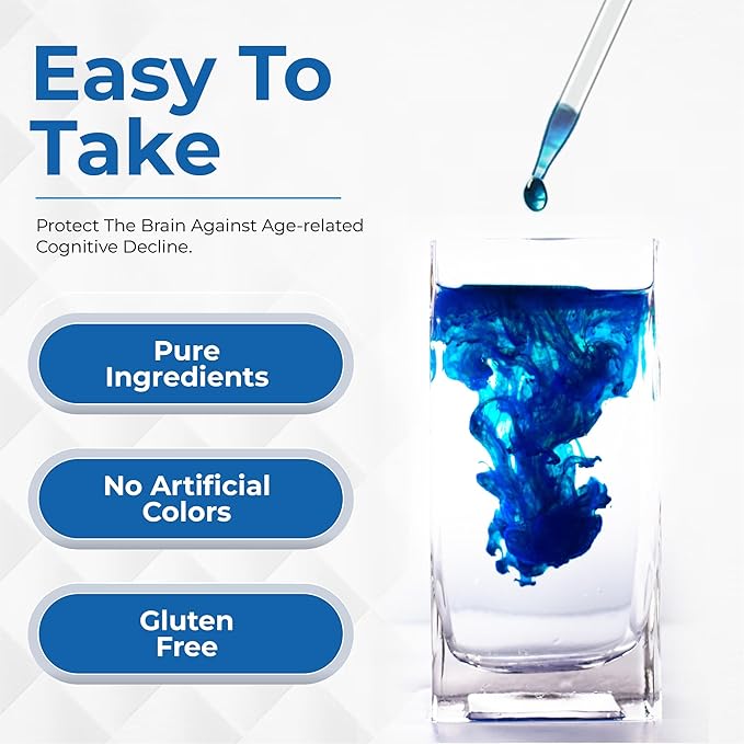 Methylene Blue Drops 1% USP Grade Third Party Lab Tested - USA Made - Formaldehyde Free Increased Absorption Blue Methylene Supreme Supplement for Humans Methane Azul De Metileno Para Humanos (2oz)