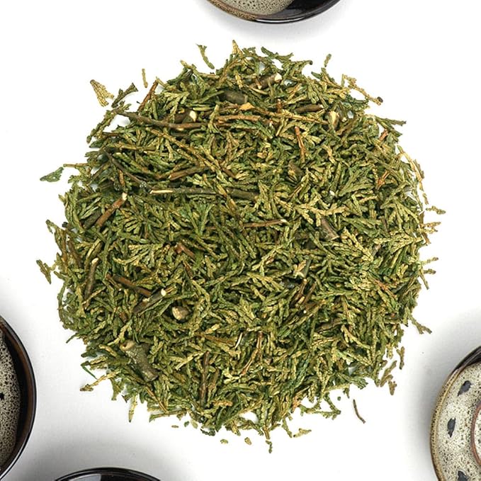 Organic Natural Pure Hinoki Cypress(Japanese Cypress) Cypress Leaves &amp StemsLeaf Dried Bulk Herbs -10.58 Ounce (300g)