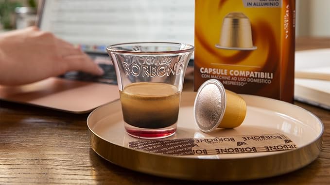 Caffè Borbone Crema Superiore Aluminum Capsules Compatible with Nespresso Original Machines Medium Roast 50 Count