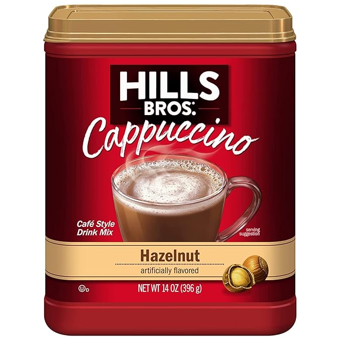 Hills Bros. Flavor Coffee (Hazelnut 14 Ounce (Pack of 4)