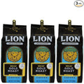 Lion Coffee Swiss Water DECAF Gold Roast Ground 10 Ounce Bag (Pack of Three)