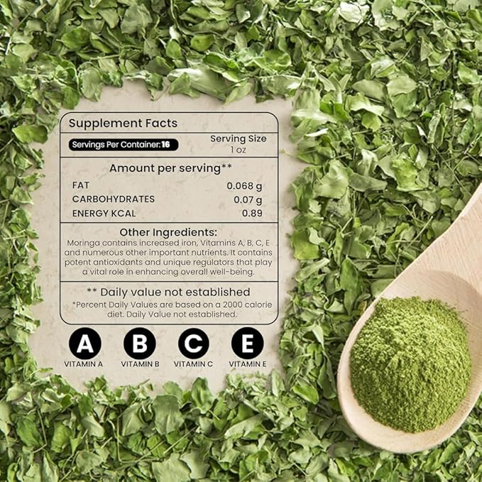 Organic Moringa Bitters - 20+ Herbs Including Moringa Aloe Vera &amp Bitter Melon for a Balanced Lifestyle - Non-GMO Gluten-Free Herbal Blend