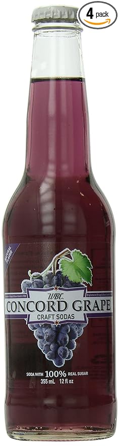 WBC/Goose Island Craft Soda Concord Grape 12 Ounce (Pack of 4)
