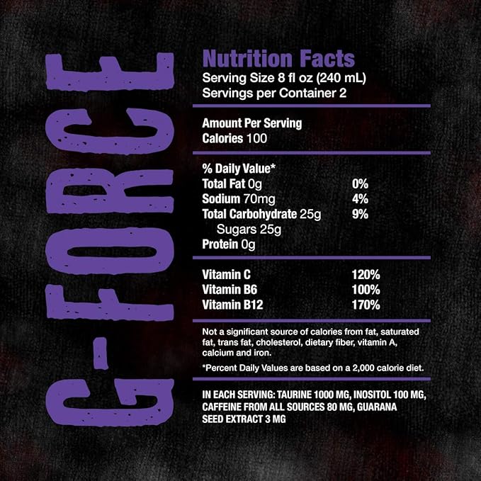Rip It Energy Drinks Tribute Editions (G Force 6 Cans)