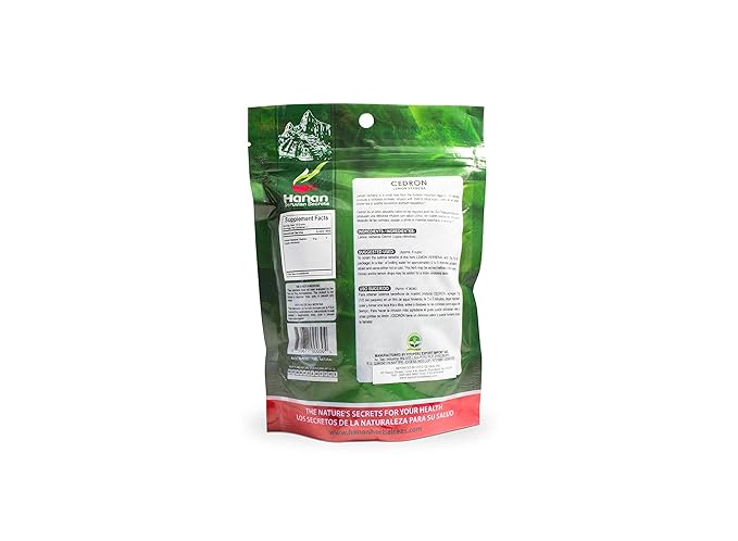 Hanan Peruvian Secrets Hierba Cedron | 100% Natural Lemon Verbena | 1.06oz / 30g | Naturally Aids in Relieving Occasional Stomach Discomfort - 12 Pack