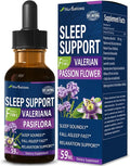Valerian Sleep Support Drops Gotas de Pasiflora y Valeriana y Lavanda para Dormir Profundamente rapido. Passion Flower &amp Lavender Extract Liquid Tincture for Fast and Sound Sleep. 2oz