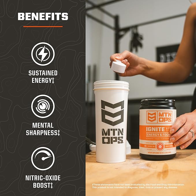MTN OPS Ignite Lite Raspberry Lemonade + Hydrate Lemonade Bundle
